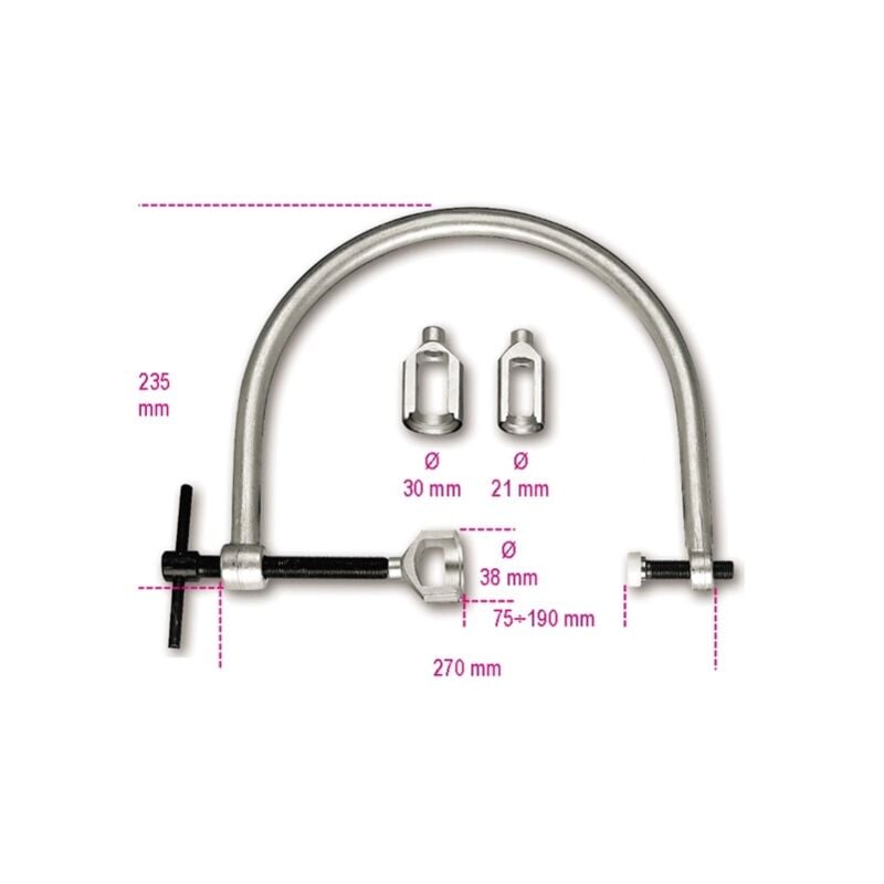 Beta - Morsetto alzavalvole 1452k - 75/190