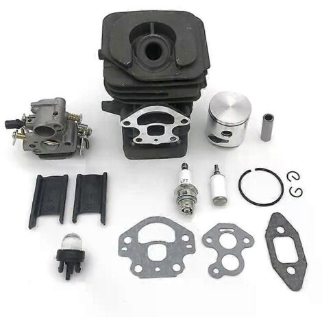 Kit moteur de rechange pour tronçonneuse Husqvarna 236 240 235 : cylindre, piston, carburateur et joint de 39 mm (réf. 545050417)