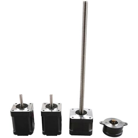 Kit moteur pas à pas pour imprimante 3D VORON V0.1 TR8X8 avec axe à vis-mère intégré revêtu