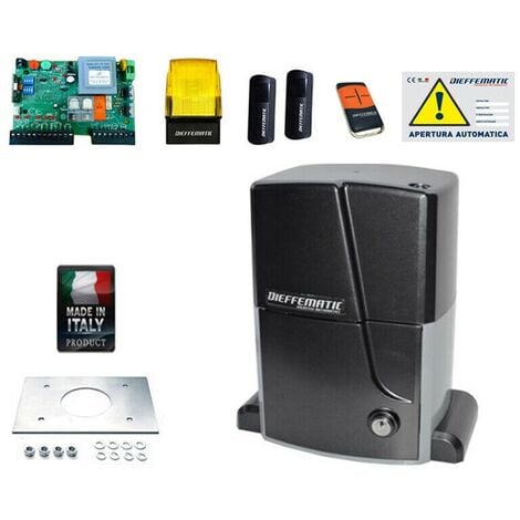 Kit Motore Automazione Cancello Scorrevole 2000kg 230 Elettrico Si Adatta A Faac