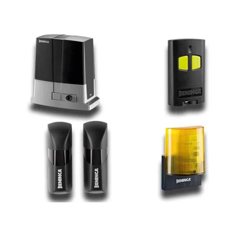 Kit automatisation pour portails coulissants 24v kbull424 9598146 - Beninca