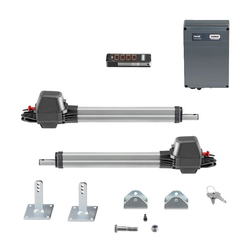 Sommer - Kit motorisation de portail 2 battants (jusqu'a 2,5m)Twist 200M S13695-00026