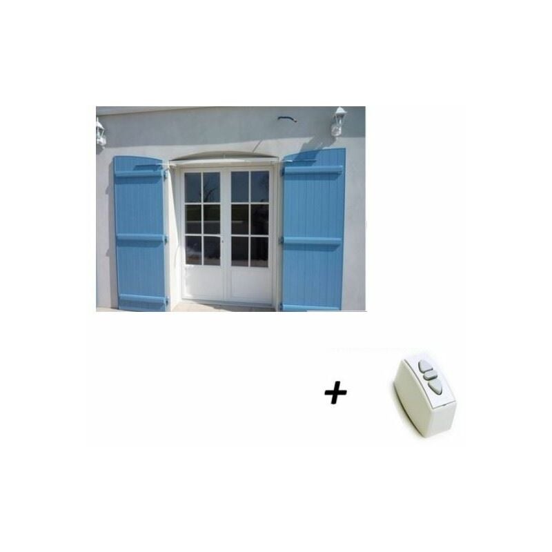 Kit motorisation filaire VOLET BATTANT SUR MESURE OU RECOUPABLE 2 vantaux STANDARD / PRATIC VOLET