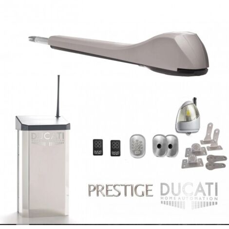 Kit Motorisation Portail Automatisme Ducati Home Automation EVE 948T PRO MONO - Pour portail battant 1 vantail jusqu'à 5m max 500 kg