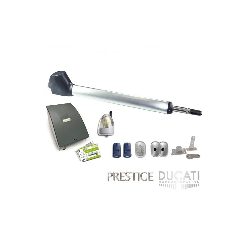 Kit Motorisation Portail Automatis ME Ducati ho ME Automation evo 748 t mono - Pour portail à 1 vantail battant maxi 5 m 400 kg 2cm/s