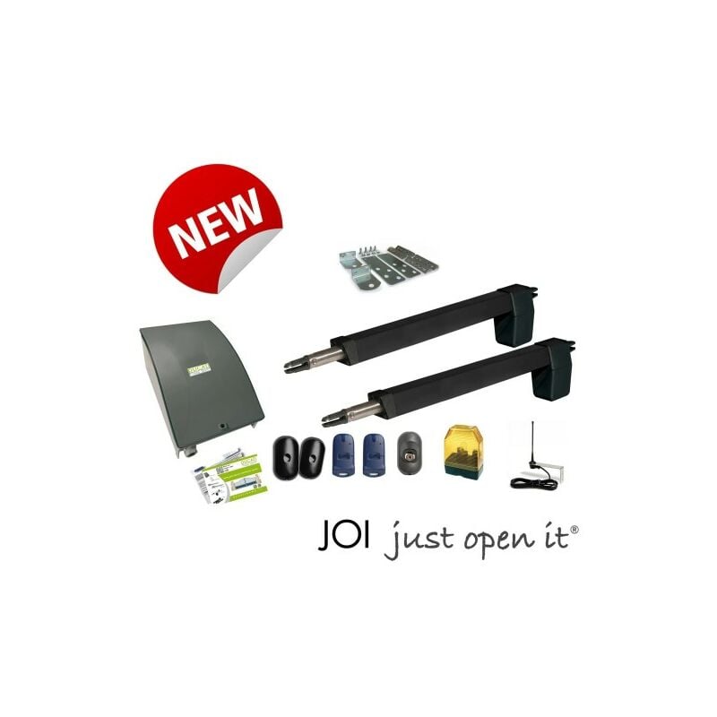 Kit Motorisation Portail Automatisme Ducati Home Automation HC812-600 pro fc - pour portails battants jusqu'à 5m 500kg par vantail