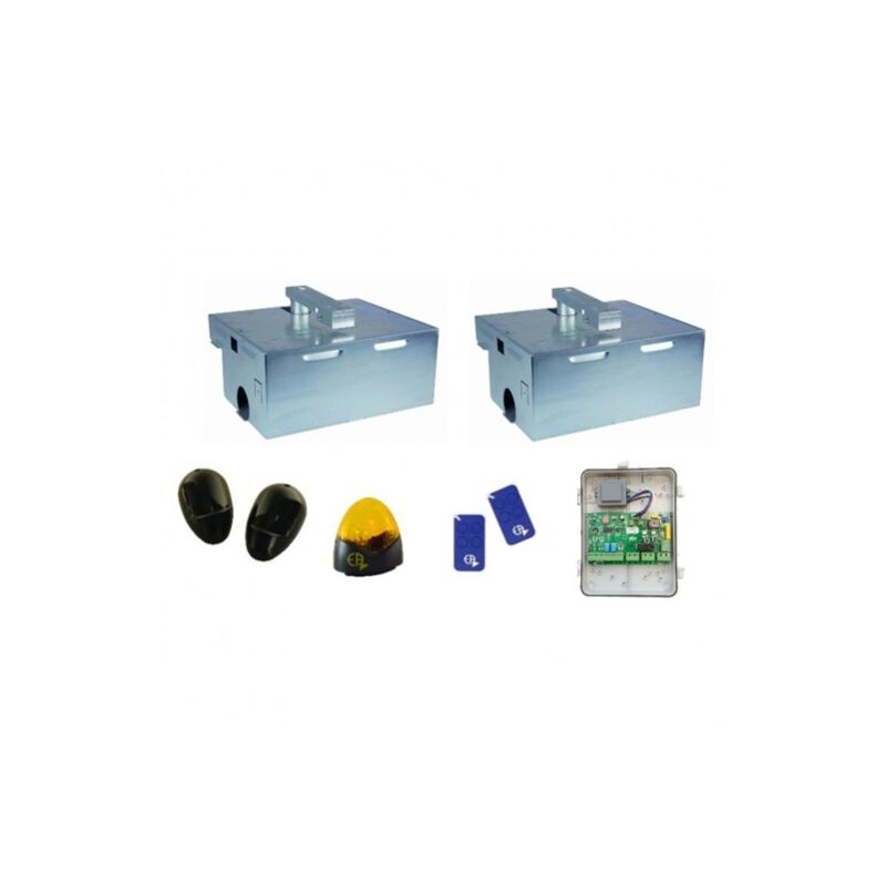 Kit Motorisation Portail Automatis ME ea confort E4000B Enterré - Ouverture 110°, 2m 300kg maxi par battant, 230V, 40 cycles par jour