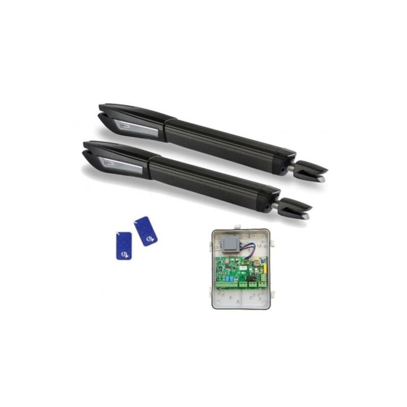 Kit Motorisation Portail Battant Automatis ME ea BJ400 230 v - Maxi 300kg 3m par battant, Course 400mm, 300W, Ouverture maxi 120°