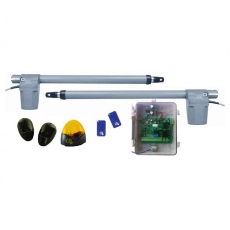 Kit Motorisation Portail Battant Automatisme EA CONFORT B424 - Maxi 150 kg 2 m par battant, 24 V, Course 430 mm, Ouverture maxi 120°
