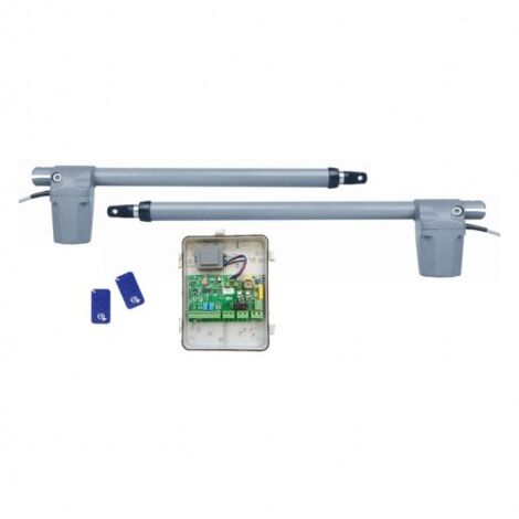 Kit Motorisation Portail Battant Automatisme Ouverture EA B320 - Maxi 150kg 1.85m par battant, Course 300mm 230V 16 cycles par jour