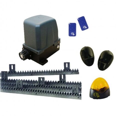Kit Motorisation Portail Coulissant Automatisme EA CONFORT CL624 24V - pour Portails 400kg max, Intensif, Système à Encodeur
