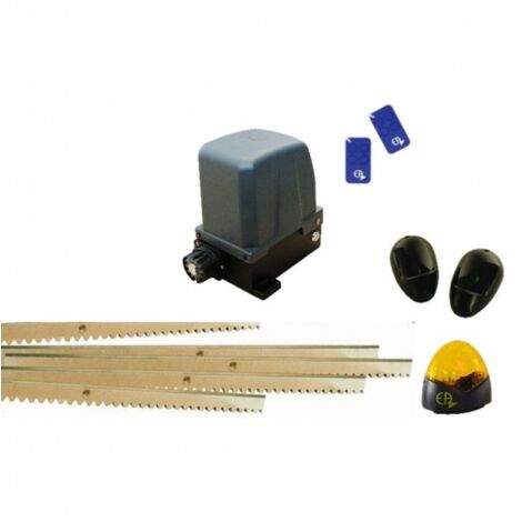 Kit Motorisation Portail Coulissant Confort EA CL1010 - pour portails 800kg max, 230V, fins de course magnétiques, 100 cycles/jour