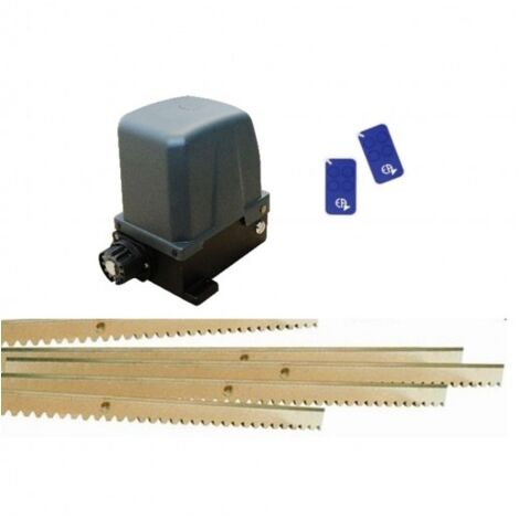 Kit Motorisation Portail Coulissant Ouverture EA CL1010 - 800kg max, 230 V, avec fins de course magnétiques, 100 cycles par jour