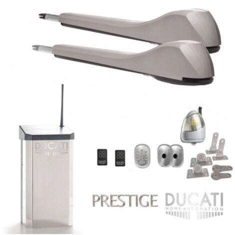 Kit Motorisation Portail Ducati Home Automation EVE 948T PRO - Pour portail battant 2 vantaux jusqu'à 5m max 500 kg par vantail