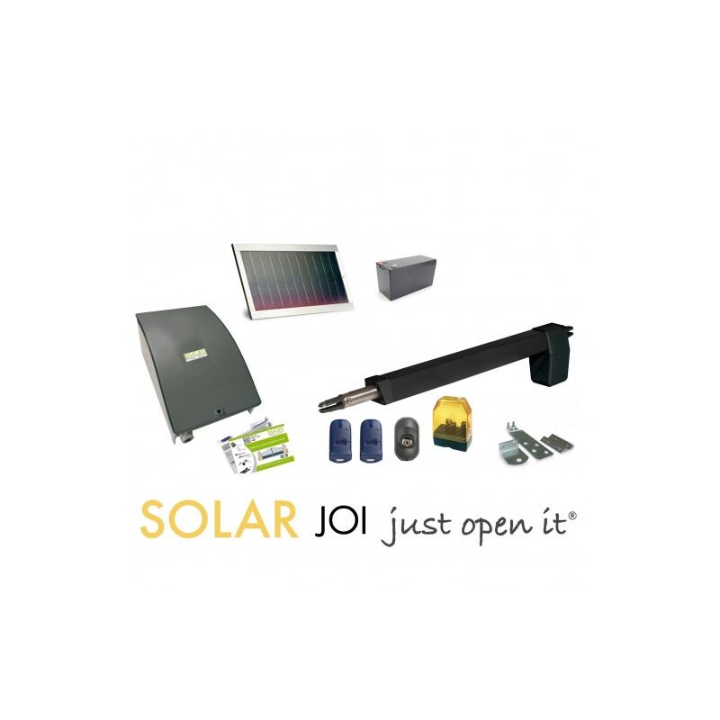 Kit Motorisation Portail Solaire Automatis ME Ducati Ho ME Automation HC812-300 solar mono - pour portail battant jusqu'à 2,5m 250kg