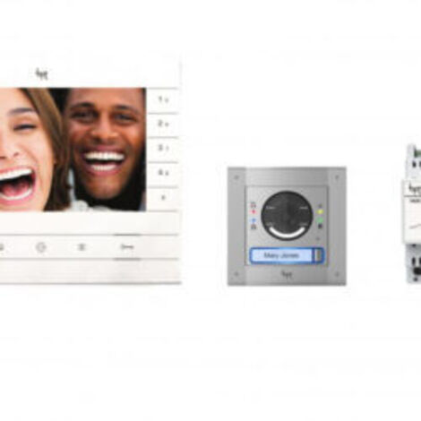 Kit MTM Vidéo 1M avec alimentation CAME – Interphone vidéo pour bâtiment résidentiel – Vision nocturne – 8K40CF005
