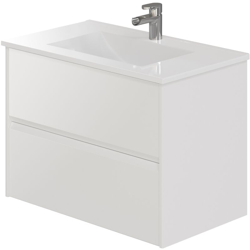 

Kit mueble y lavabo blanco