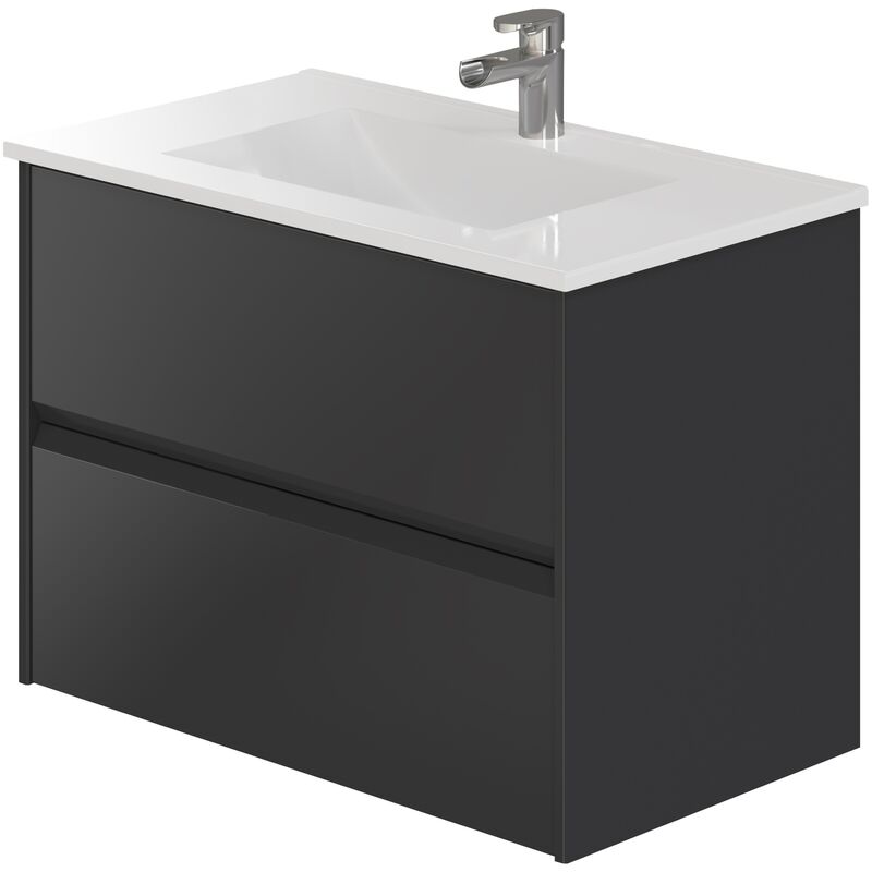 

Kit mueble y lavabo gris
