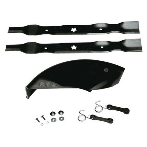 Kit mulching pour tracteur tondeuse Husqvarna – Compatible TS142L/TS142T/TS142TX – Éjection latérale 107 cm – 2 lames de coupe incluses – Bernard Loisirs - MK420