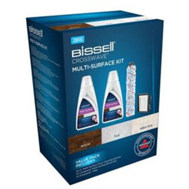Bissell - Pack de nettoyage multisurfaces (2xdétergent + brosse + filtre)