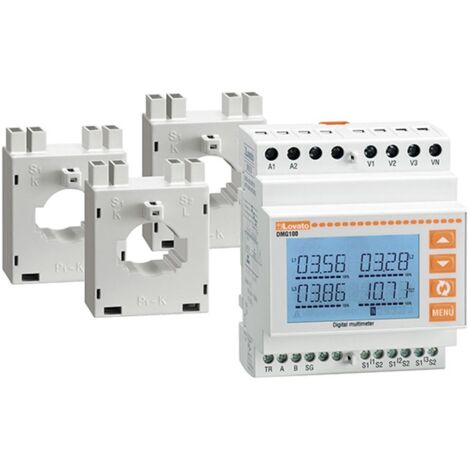 Kit Multimètre Lovato DMG100 + 3 transformateurs 200/5A DMGKIT100250