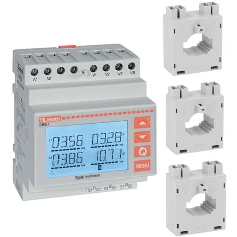 Kit Multímetro Lovato DMG100 + 3 transformadores 100/5A DMGKIT100100