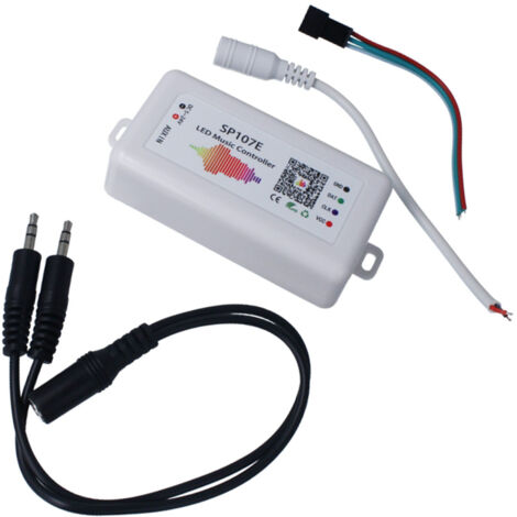 Kit Music Controller Centrlina Bluetooth Per Striscia Led Dinamica SPI Magic Color RGB IC WS2811 WS2812B WS2815 WS2801 SP107E