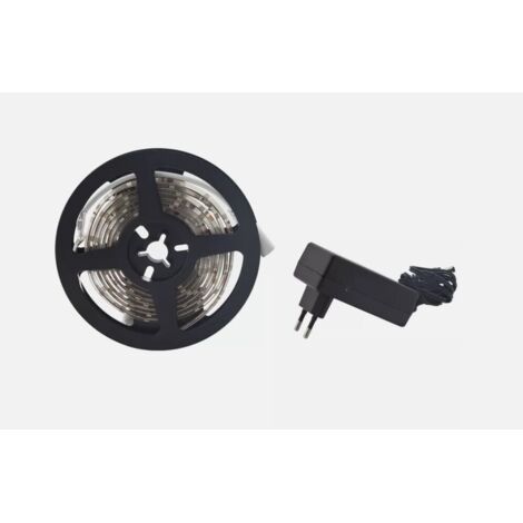 KIT NASTRO 60 LED 200CM 12V 4000K ALIMENTATO