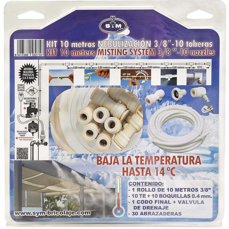 

Kit nebulización 3/8-10 toberas