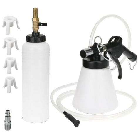 Kit neumático de purga de líquido de frenos de 1,75 L, bomba de extracción de aire para automóviles, herramienta de purga de aceite.