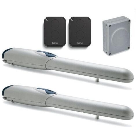 Kit Nice Wingo 2024 24V pour portails à deux vantaux (sans cellules photoélectriques)