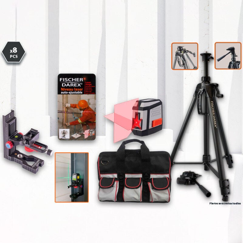 Kit niveau laser 8 pièces