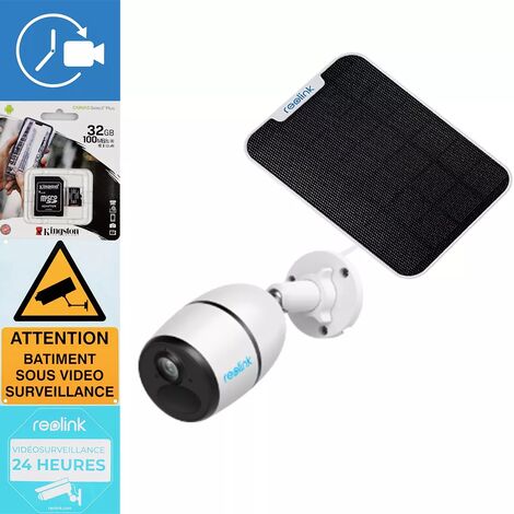 Kit Nomade Time-Lapse Construction & Chantier : Caméra + Panneau solaire - 4G LTE / 100% sans-fil / 2K 4MP / FOV 115°