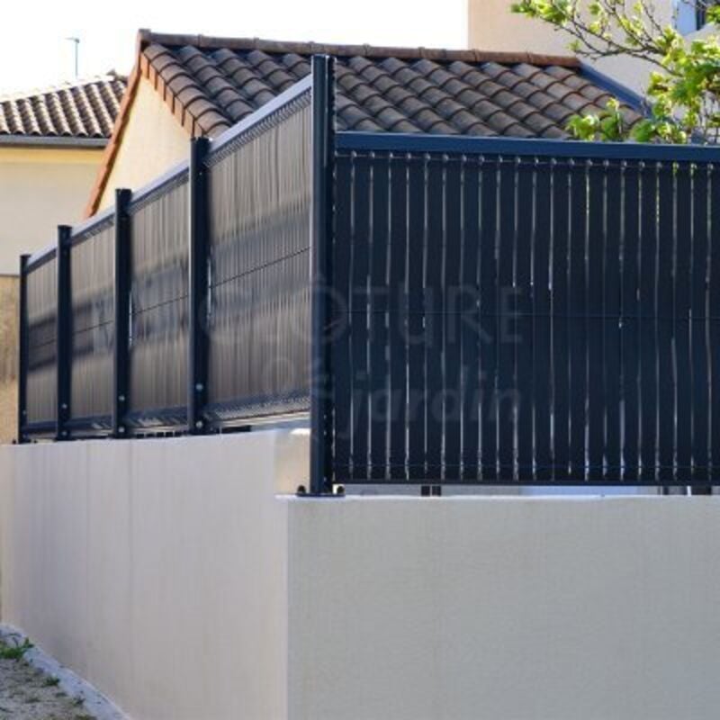 Kit Occultation Composite Gris Anthracite 10M - JARDIMALIN - 1,53m