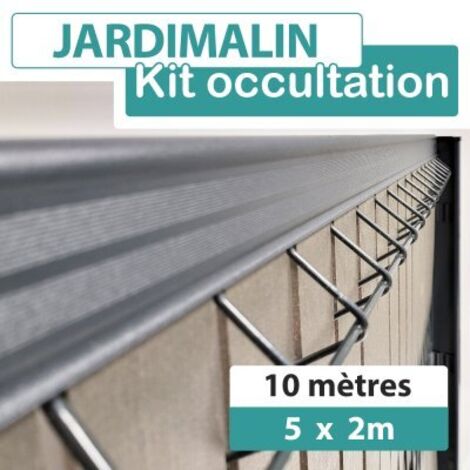 Kit Occultation Composite Gris Clair 10M - JARDIMALIN - 1,03m