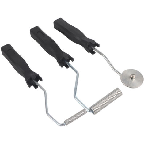 Kit of 3 laminator rods for paletas, burbujas made of glass fiber and aluminum alloy for FRP molds (sierra dientes)