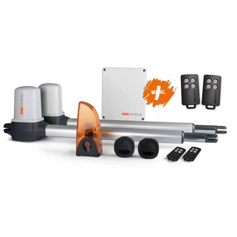 Scs Sentinel - Kit motorisation portail avec 4 télécommandes françaises, OpenGate 1 Family