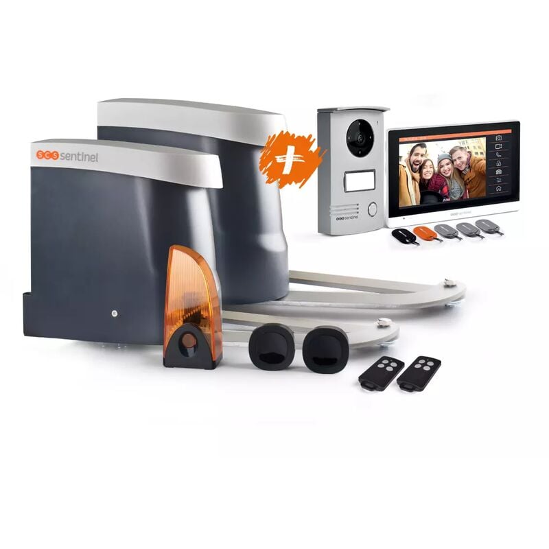 Scs Sentinel - Kit motorisation portail avec visiophone, OpenGate 2 Integral. Garantie 5 ans