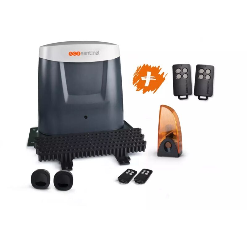 SCS Sentinel - Kit motorisation portail avec 4 télécommandes, OpenGate 3 FAMILY