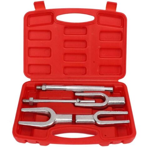 Kit Outil Séparateur Rotule Acier Extracteur Biellette Direction Boîte Rangement Voiture Camionnette 5 Pièces