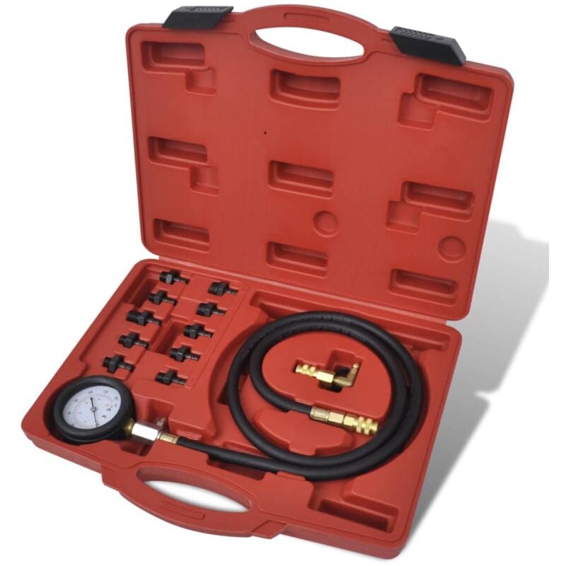 Kit � outils de test de pression de l'huile et du moteur - Vidaxl