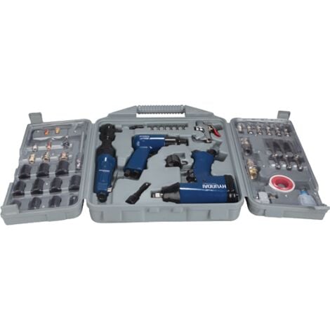 Kit Outils Pneumatiques 3 en 1 + 50 Accessoires – HYUNDAI HAC50PCS