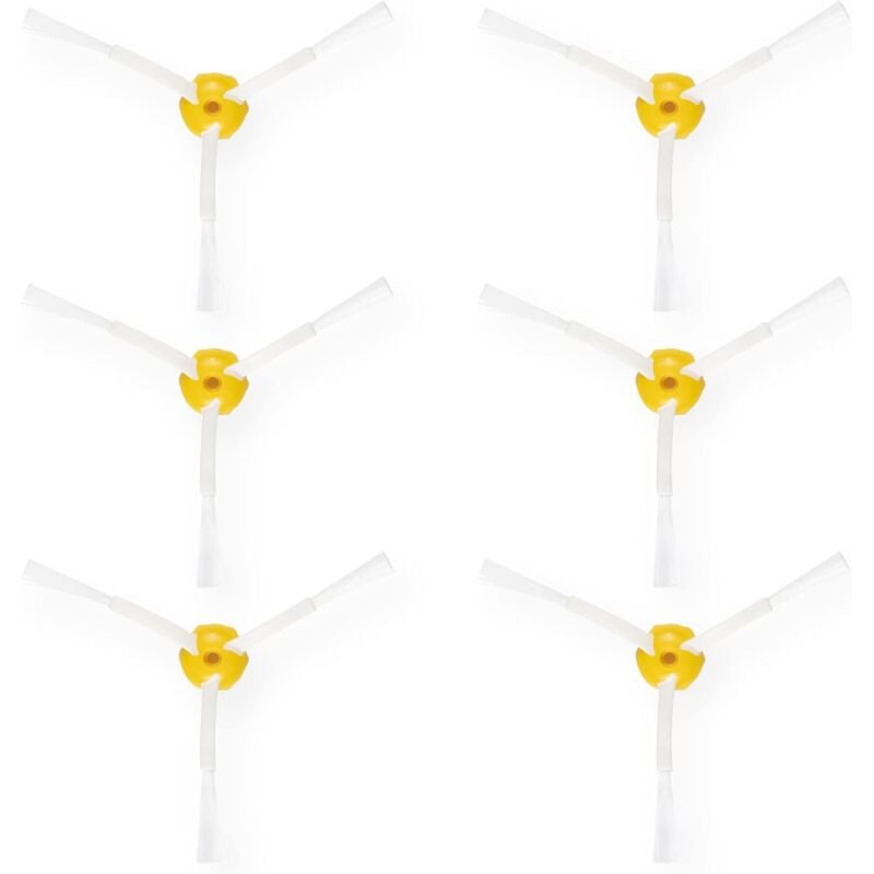 Image of Kit-Packung mit 6 Seitenbürsten für Irobot Roomba – Serie 500/600/700