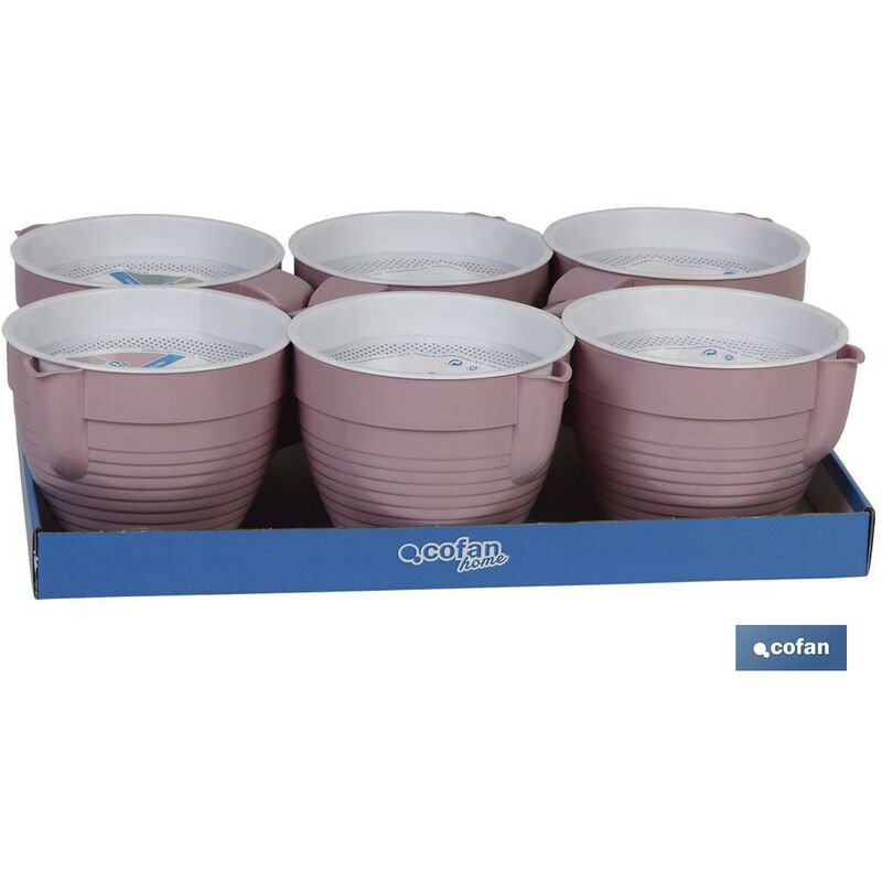 

GRASERA COLADOR 500ml MODELO ALBAHACA ROSA PALO 16.5X12X10cm