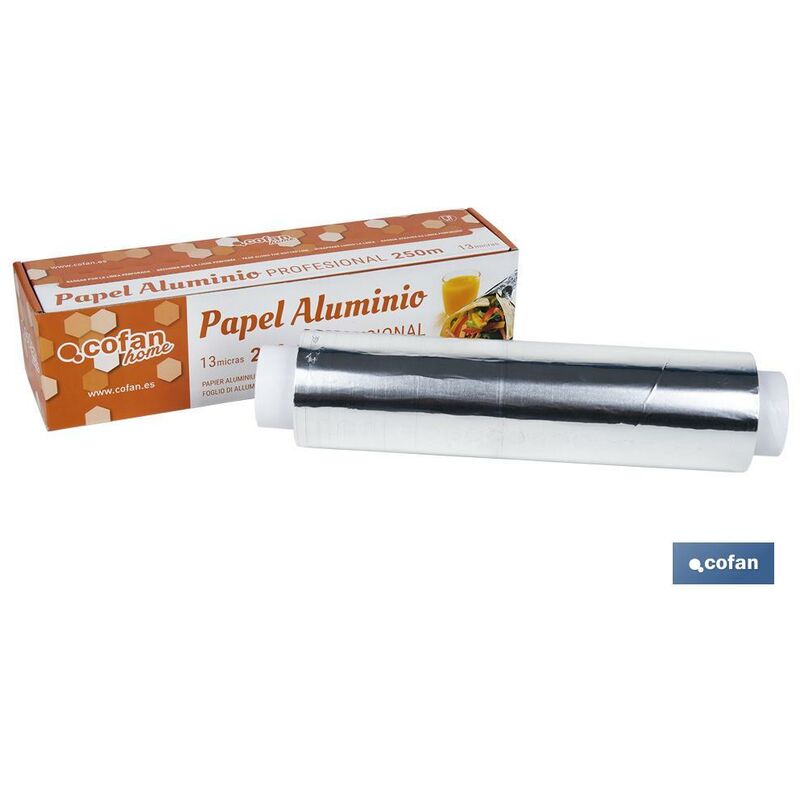 

Papel Aluminio Profesional 250M 13 Micras 2Kg