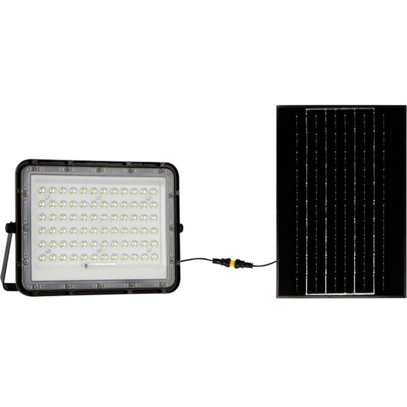 Kit panneau solaire + projecteur V-tac 15w 4000k 3m de câble batterie 12000mah - 7826 Kit panneau solaire + projecteur V-tac 15w 4000k 3m de câble batterie 12000mah - 7826