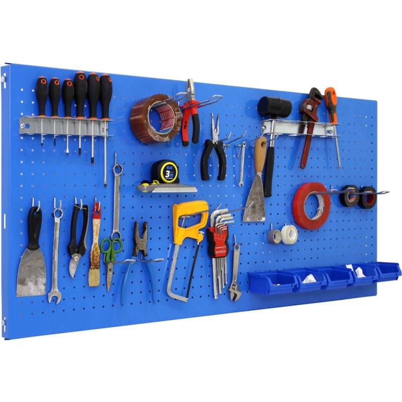 

KIT PANELCLICK 1200x600 AZUL + 22 HOOK + 8 ACCE - Simonrack