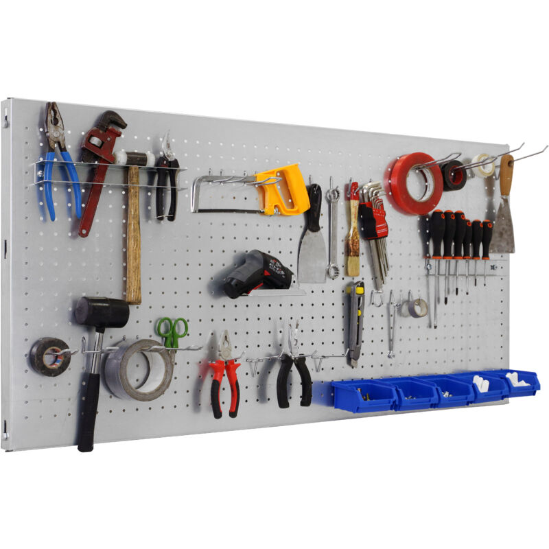 

KIT PANELCLICK 1200x600 GALVA + 22 HOOK + 8 ACCE - Simonrack