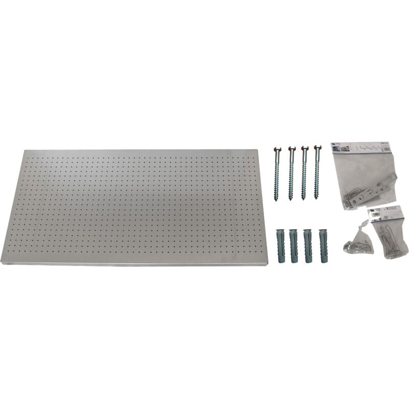 

KIT PANELCLICK 1500x600 GRIS + 22 HOOK + 8 ACCE - Simonrack
