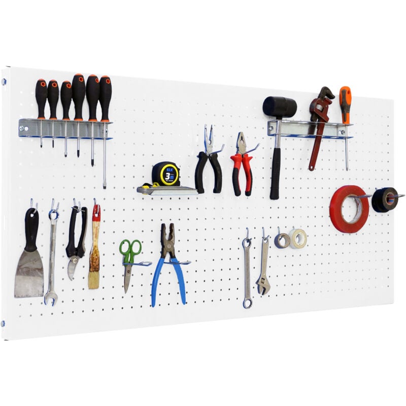 

KIT PANELCLICK 900x600 BLANCO + 14 HOOK + 3 ACCE - Simonrack
